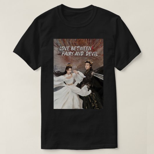 妖精と悪魔のスパイラルノートの間の愛 Tシャツ (デザイン正面)