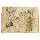 妖精と手書き抱き枕 ラージペーパーバッグ (正面)