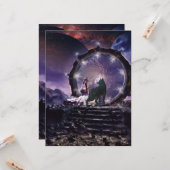 妖精と暗い狼 カード (正面/裏面インサイチュ)