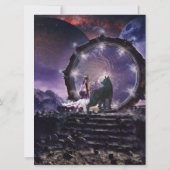 妖精と暗い狼 カード (裏面)