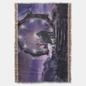 妖精と暗い狼 スローブランケット (正面縦)