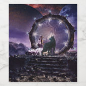 妖精と暗い狼 ワインラベル (シングルラベル)