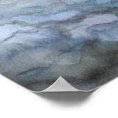 妖精と月のファンタジーアートポスター ポスター (角)