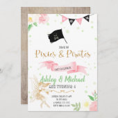 妖精と海賊パーティの招待状 招待状 (正面/裏面)