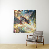 妖精と猫のタペストリー タペストリー (インサイチュ(横))