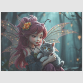 妖精と猫。 薄葉紙