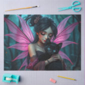 妖精と猫。 薄葉紙 (クラフト)