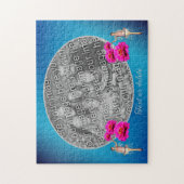 妖精と花パーソナライズされたあなたの写真を追加 ジグソーパズル (縦)