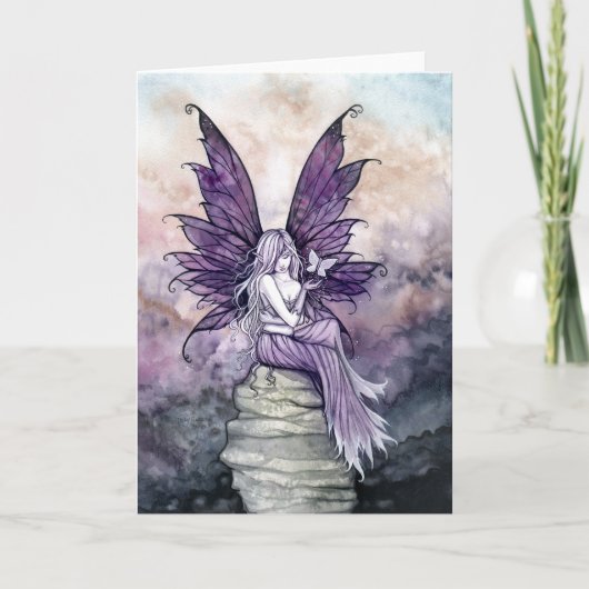 妖精と蝶のカードを手放す カード (正面)