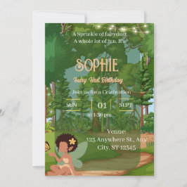 妖精と蝶の魔法の森 招待状