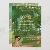 妖精と蝶の魔法の森 招待状 (正面/裏面)