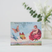 妖精と蝶ケルンアド ポストカード (スタンド正面)