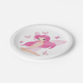 妖精と蝶紙プレート ペーパープレート (アングル)