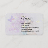 妖精と蝶2名刺 名刺 (正面)