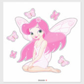 妖精と蝶 シール (シート)
