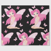 妖精と蝶 ラッピングペーパー (フラット)