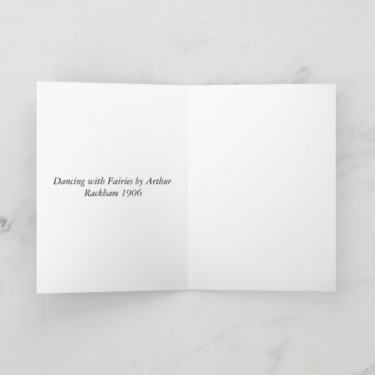 妖精と踊ること カード (内部)