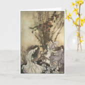 妖精と踊ること カード (黄色い花)