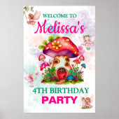 妖精と魔法の森のキノコの家 ポスター (正面)