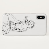 妖精に座って… Case-Mate iPhoneケース (裏面(横))
