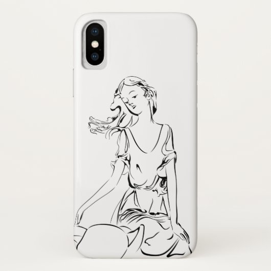 妖精に座って… Case-Mate iPhoneケース (裏面)
