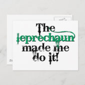 妖精に言われてやったんだ (bc) ポストカード (正面/裏面)