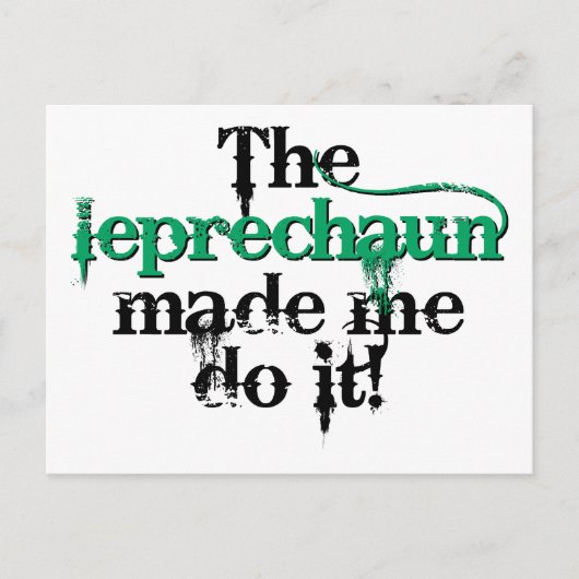 妖精に言われてやったんだ (bc) ポストカード (正面)