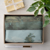 妖精に魅了された森の木の木の切り離し 薄葉紙 (ギフト)