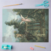 妖精に魅了された森の木の木の切り離し 薄葉紙 (クラフト)