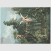 妖精に魅了された森の木の木の切り離し 薄葉紙 (正面)