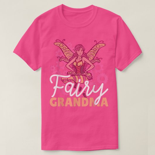 妖精のおばあちゃん Tシャツ (デザイン正面)