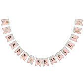 妖精のお茶会のかわいい女の子のベビーの名前のパーティーの装飾 バンティングフラッグ (全)