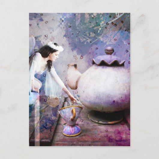 妖精のお茶 ポストカード (正面)