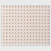 妖精のかわいい蝶の魅惑的な森の魔法 ラッピングペーパー (フラット)