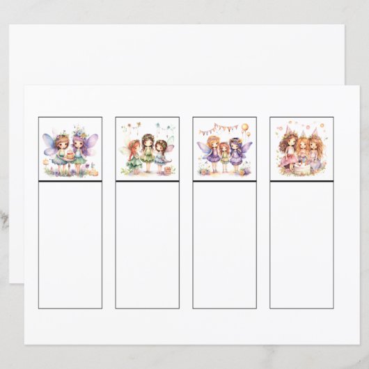 妖精のしおり (正面/裏面)