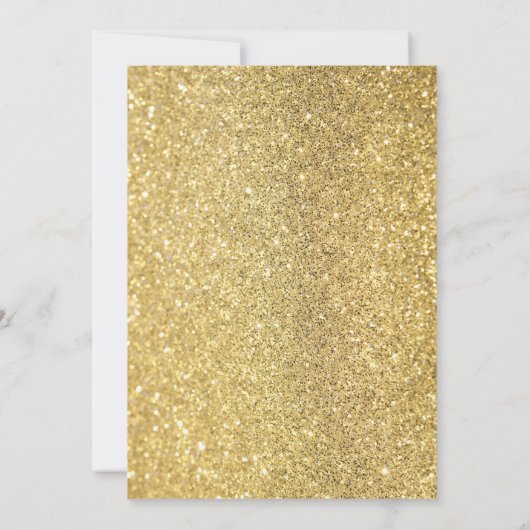 妖精のまばゆいフローラ誕生パーティーの招待 招待状 (裏面)