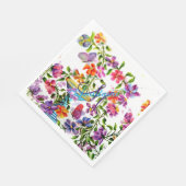 妖精のような花園モノグラムパーティー スタンダードランチョンナプキン (角)