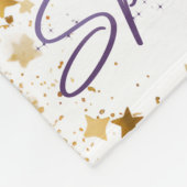 妖精のように輝く フリースブランケット (角)