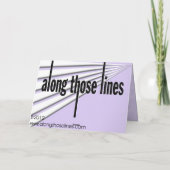 「妖精のアイリス」グリーティングカード カード (裏面)