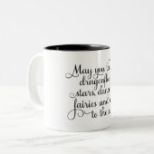 妖精のアイルランドの天恵と踊るように ツートーンマグカップ (正面左)