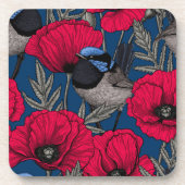 妖精のウォレンとケシ コースター (正面)