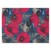 妖精のウォレンとケシ テーブルクロス (正面(横))