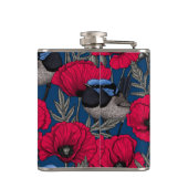 妖精のウォレンとケシ フラスク (裏面)