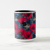 妖精のウォレンとケシ マグカップ (中央)