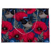 妖精のウォレンとケシ ラージペーパーバッグ (正面)