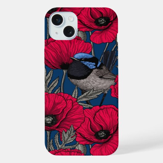 妖精のウォレンとケシ iPhoneケース (裏面)