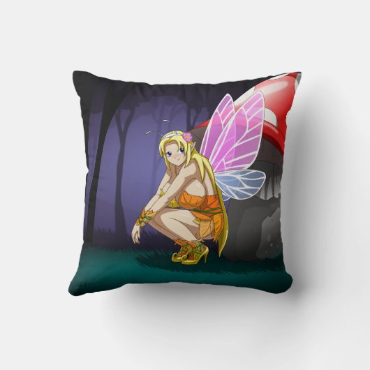 妖精のウコギ クッション (裏面)