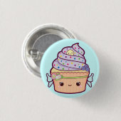 妖精のカップケーキ 缶バッジ (正面&裏面)