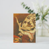 妖精のカップルのはがき ポストカード (スタンド正面)