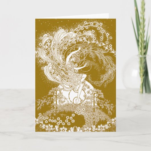 妖精のカード/招待状:by Dorothy Lathrop 招待状 (正面)